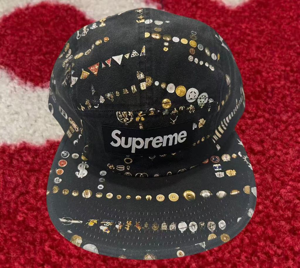 Supreme Mike Kelley Camp Cap Black SS26 – UniqueHype