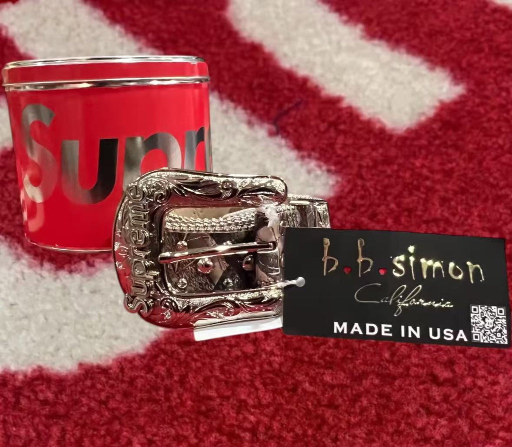 Supreme b.b. Simon Studded Ranger Belt Camo FW24 – UniqueHype