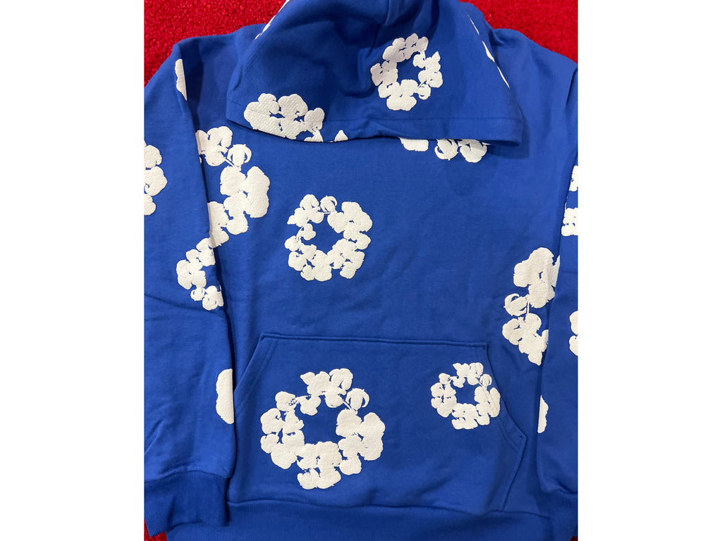 Denim Tears The Cotton Wreath Sweatshirt Royal Blue – UniqueHype