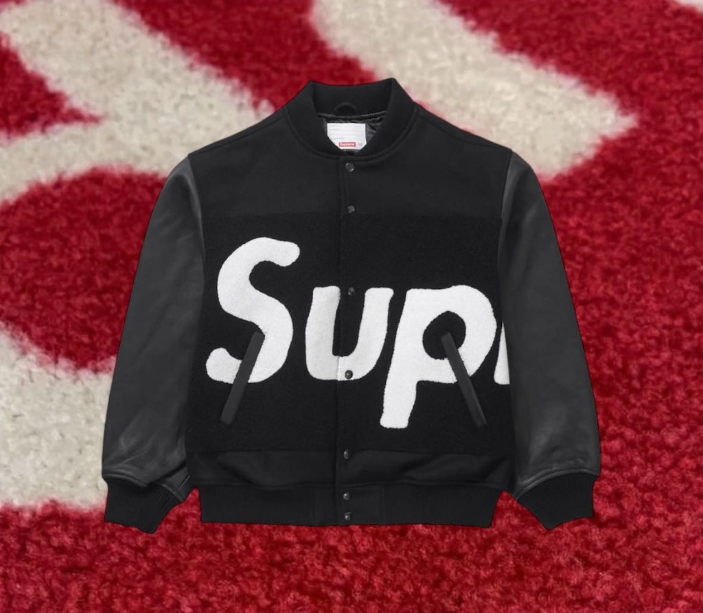 ジャケット・アウター Supreme Big Logo Chenille Varsity Jacket Supreme Big Logo Chenille Varsity Jacket (SS24) - $598