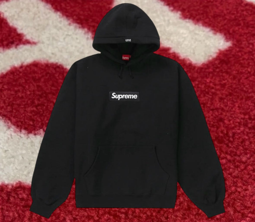 Black Supreme Hoodie Red Box Logo Supreme Box Logo Hoodie Black
