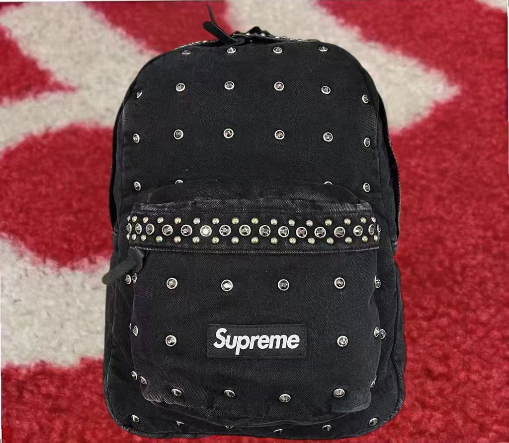 Supreme b.b. Simon Denim Backpack Black SS25 – UniqueHype
