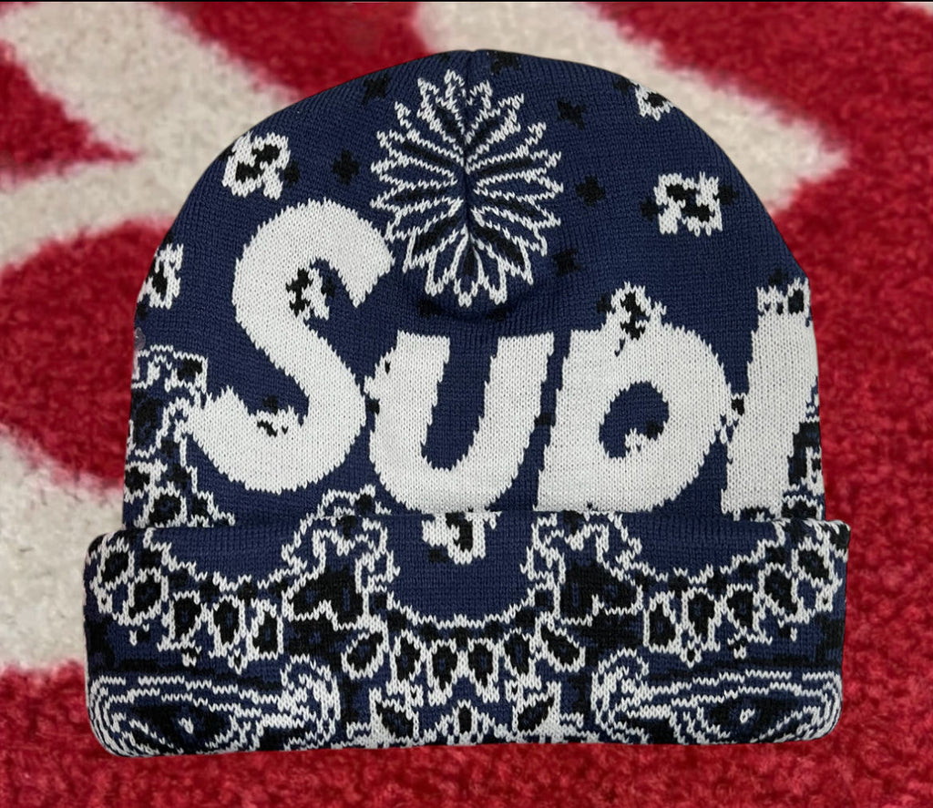 帽子 Supreme Big Stripe Beanie Navy 帽子 Supreme Big Stripe Beanie Navy SUPREME®