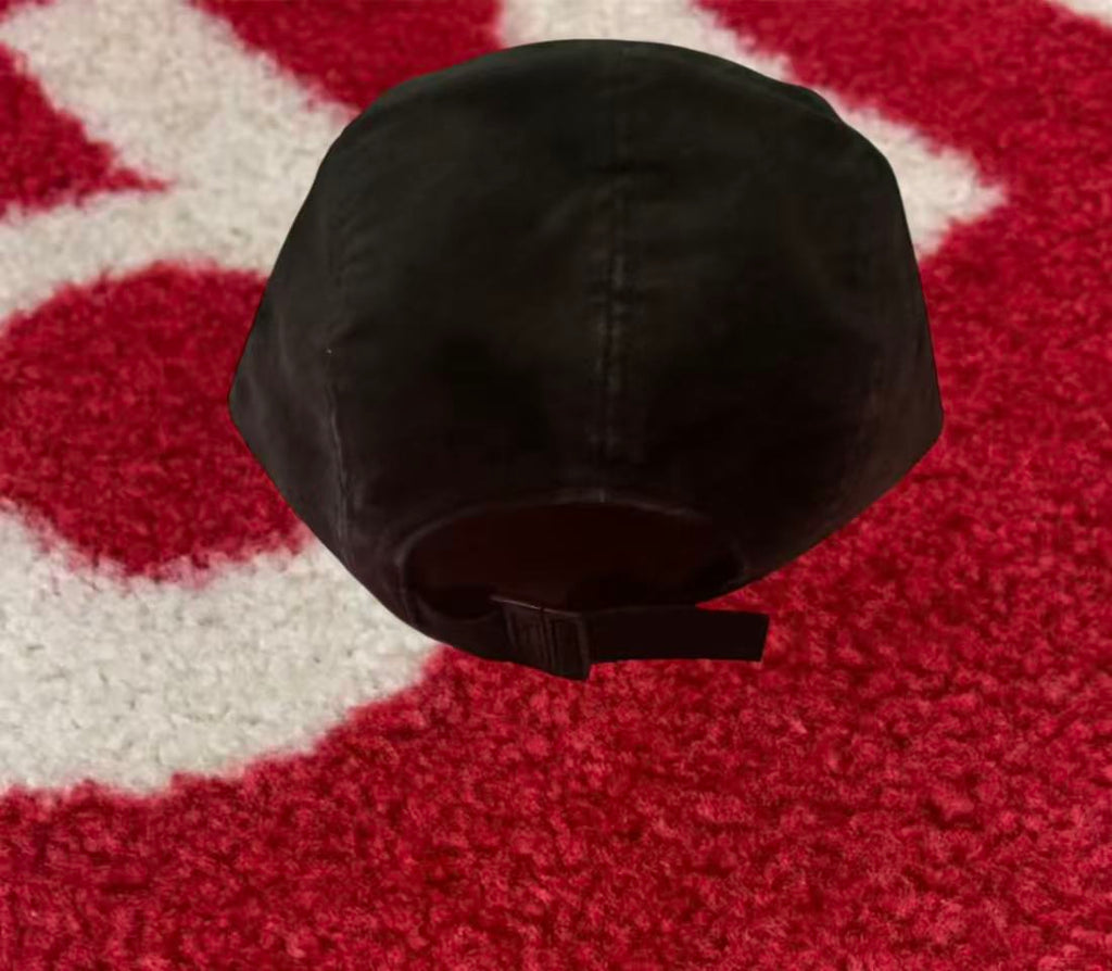 Supreme 2-Tone Moleskin Camp Cap Black FW25 – UniqueHype