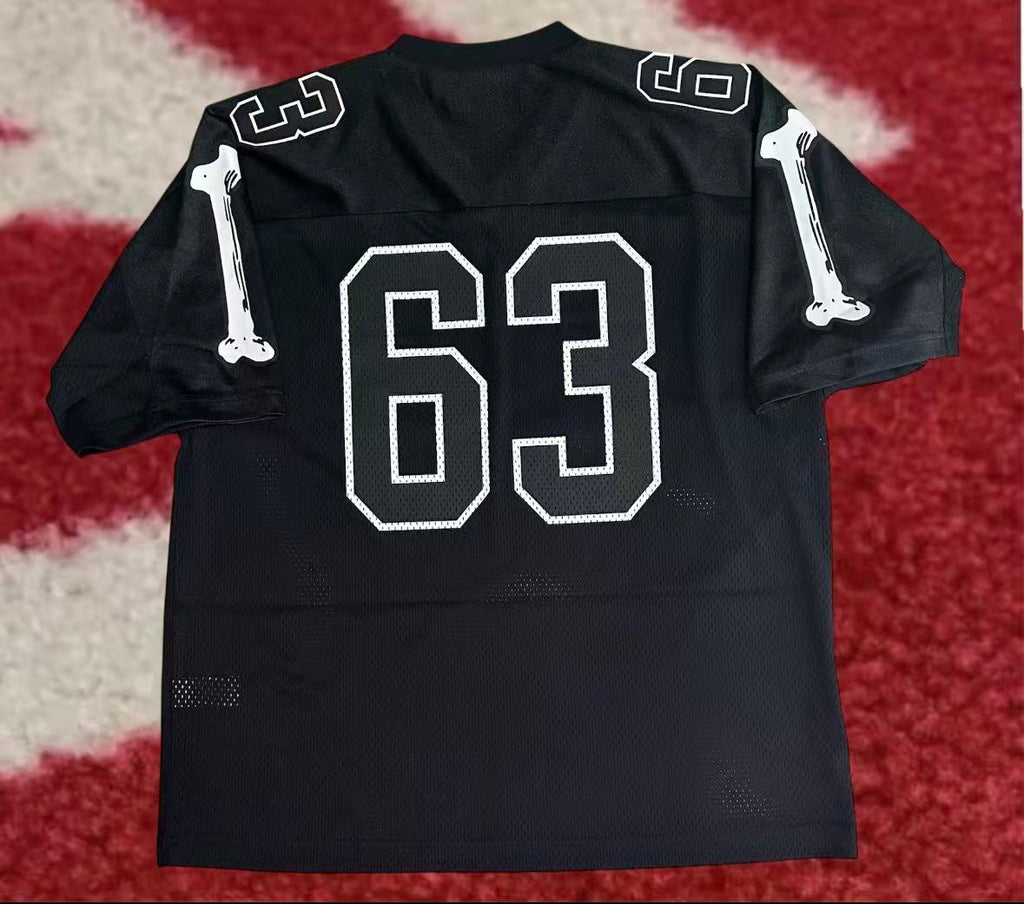 Supreme Bones Football Jersey Black FW25 – UniqueHype