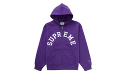 Supreme Champion Zip Up Hooded Sweatshirt Purple SS24
