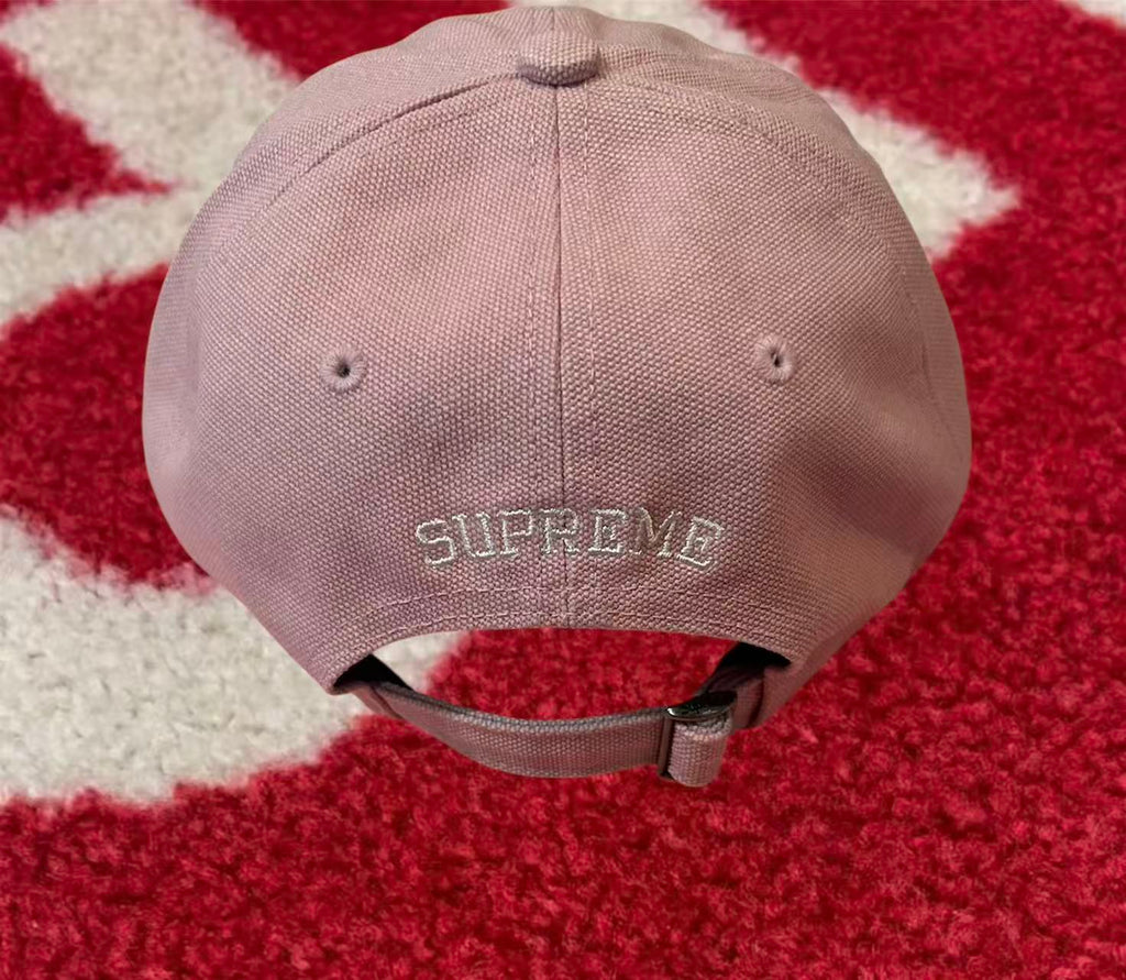 Supreme Pigment Coated S Logo 6-Panel Pink FW25 – UniqueHype