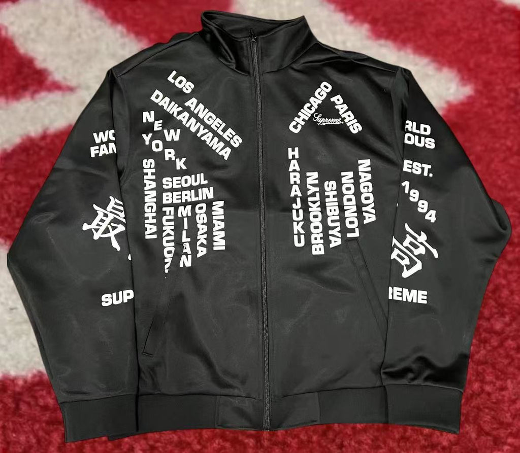 トップス supreme Worldwide Tricot Track Jacket Supreme Worldwide Tricot Track Jacket (SS25) - $168