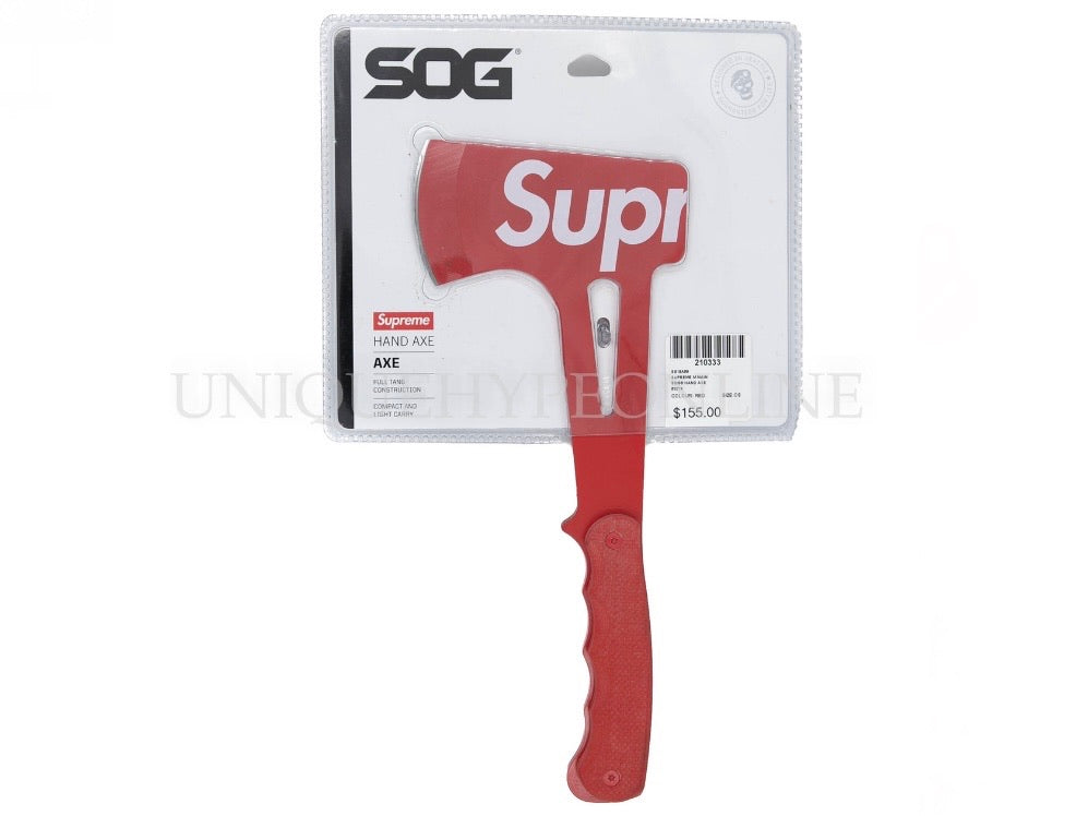 Supreme SOG Hand Axe SS18 Red UniqueHype