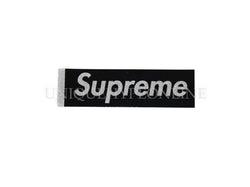 Supreme Glitter Box Logo Sticker Black