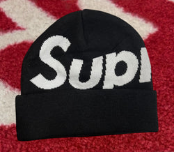 Supreme Big Logo Beanie Black FW24