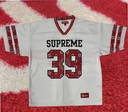 Supreme Bandana Football Jersey White SS25
