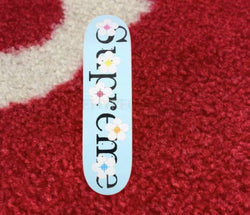 Supreme Flowers Deck Blue SS17