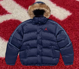 Supreme Jordan Puffer Jacket Navy FW24