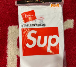 Supreme Hanes Tee (3 Pack) White