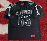 Supreme Bones Football Jersey Black FW25