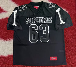 Supreme Bones Football Jersey Black FW25