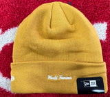 Supreme New Era Box Logo Beanie FW21 Mustard