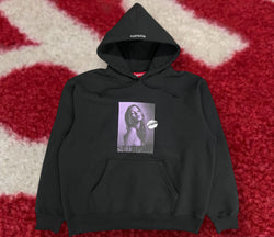 Supreme Kate Moss Hooded Sweatshirt Black FW24