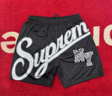 Supreme Big Script Mesh Short Black SS24