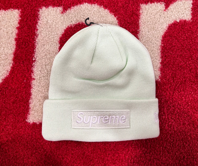 Supreme Box Logo Beanie Light Green FW23 – UniqueHype