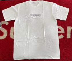 Supreme Kaws Chalk Box Logo T-shirt SS21 White