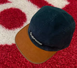 Supreme 2-Tone Moleskin Camp Cap Navy FW25
