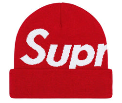 Supreme Big Logo Beanie Red FW23