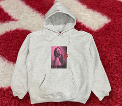 Supreme Kate Moss Hooded Sweatshirt Gray FW24