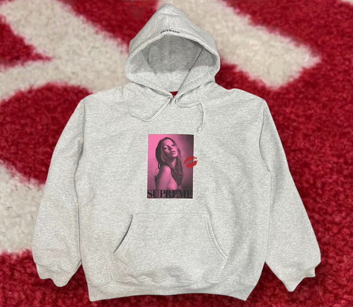 Supreme Kate Moss Hooded Sweatshirt Gray FW24