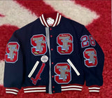 Supreme Drill Team Varsity Jacket Navy FW25