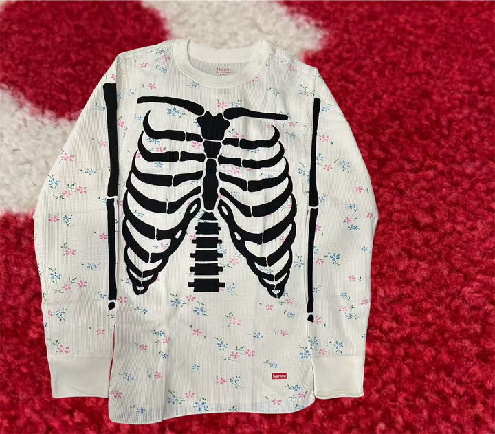 Supreme Hanes Bones Thermal Crew White FW25