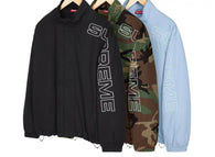 Supreme Spellout Embroidered Ripstop Track Jacket FW25
