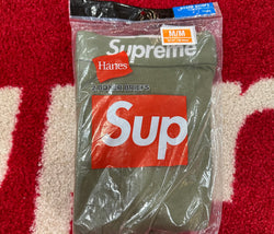 Supreme Hanes Boxer (2 Pack) Briefs Olive