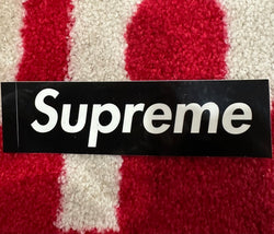 Supreme Black Box Logo Sticker FW21