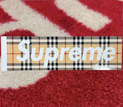 Supreme x Burberry Sticker SS22