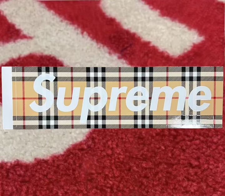Supreme x Burberry Sticker SS22