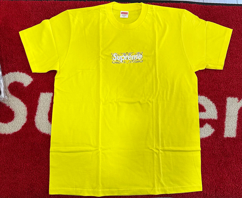 【supreme】19AW Bandana Box Logo Tee Supreme Bandana Box Logo Tee Black Men's - FW19 - US