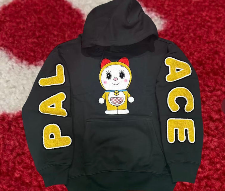 Palace Doraemon Hooded Sweatshirt Black FW25