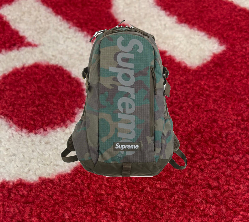 Supreme Logo Backpack’14SS Woodland Camo Brand New Supreme Backpack FW21 Woodland Camo Green | eBay
