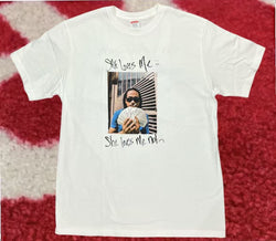 Supreme Max B Tee White SS25
