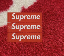Supreme Red Box Logo Sticker Set