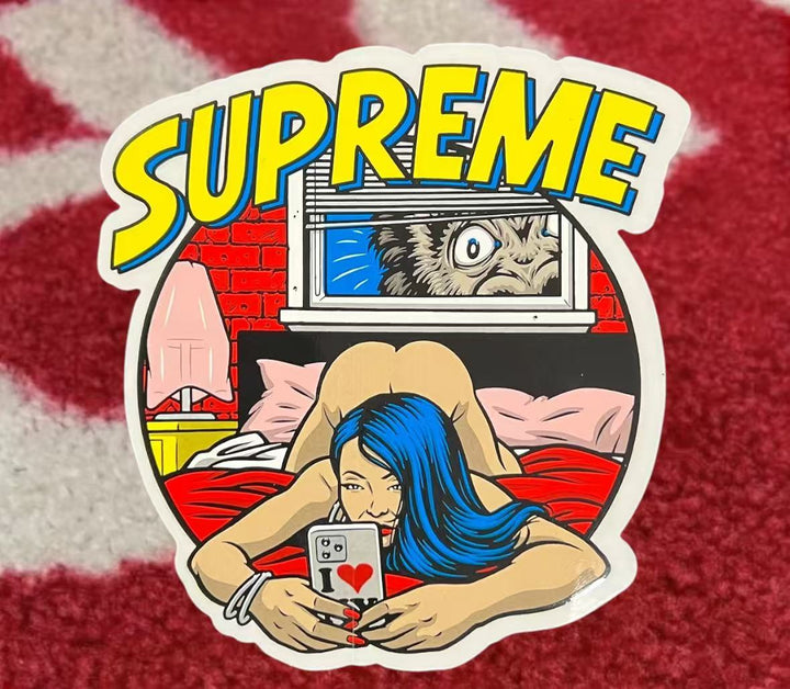 Supreme Bedroom Sticker SS25