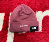 Supreme New Era Box Logo Beanie FW21 Burgundy