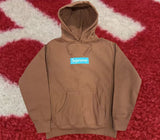 Supreme Box Logo Hooded Sweatshirt Rust FW17