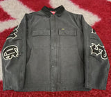 Supreme English Canvas Work Jacket Black SS25