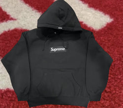 Supreme Box Logo Hooded Sweatshirt Black FW24