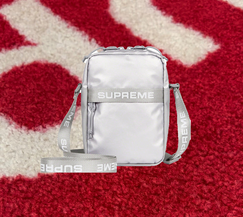 Supreme シュプリーム ボディバッグ グレー シルバー Supreme Shoulder Bag Silver FW22 – UniqueHype