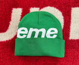 Supreme Big Logo Beanie Green FW23