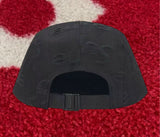 Supreme Jacquard Logos Denim Camp Cap Black FW25